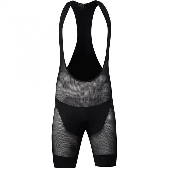 7 Mesh, Men's Foundation Bib Short,  Black (Small)