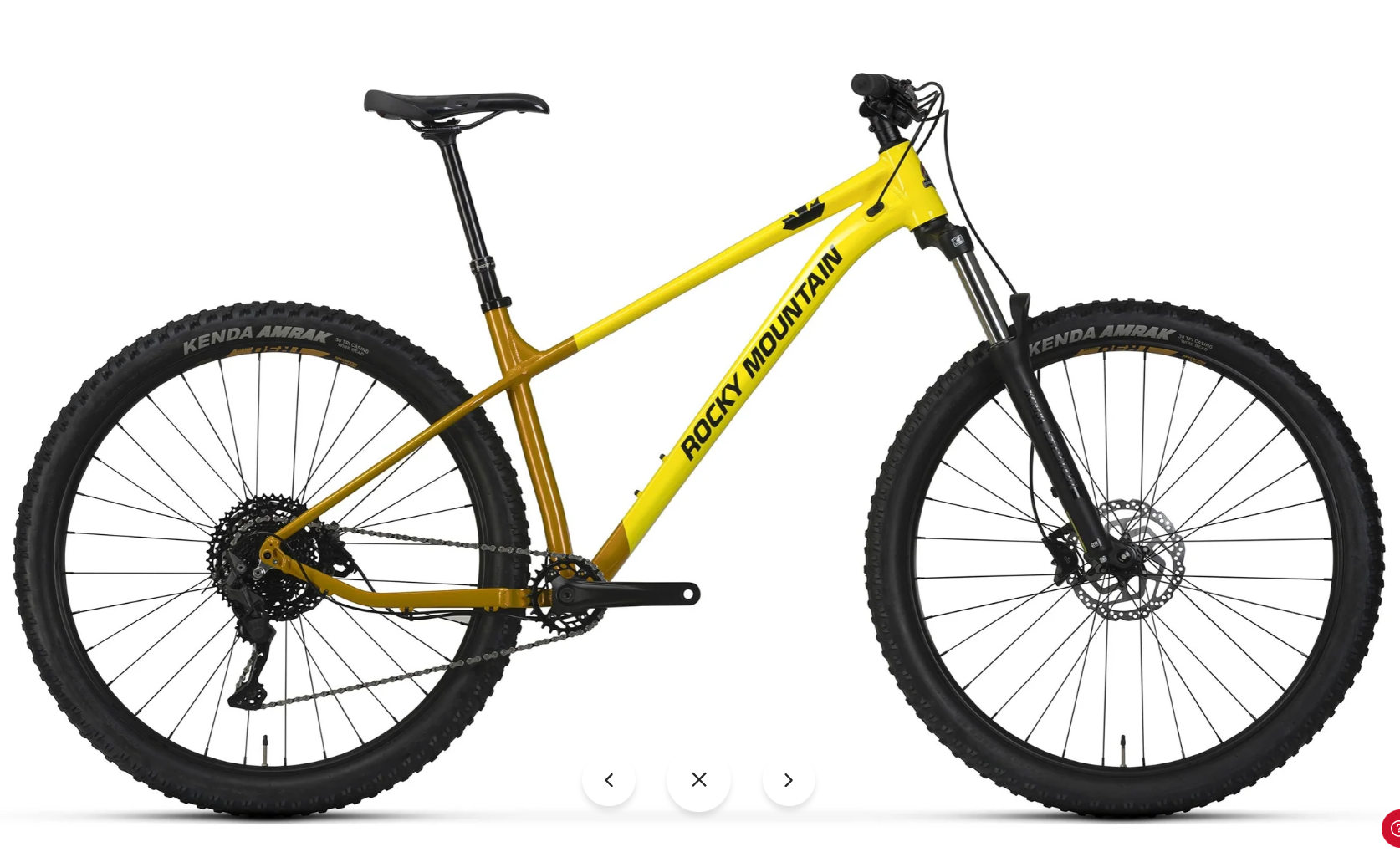 Rocky Mountain, Growler 20, Yellow/Gold, Small (22)