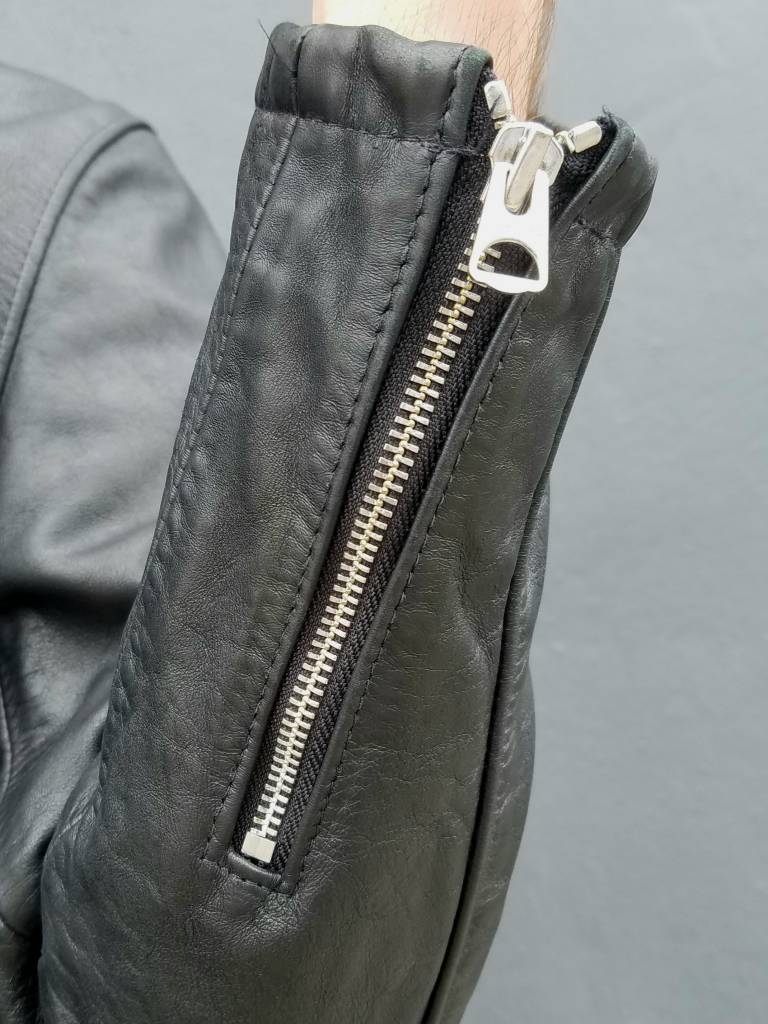 Schott Nyc Vintaged Leather Cafe Racer Jacket