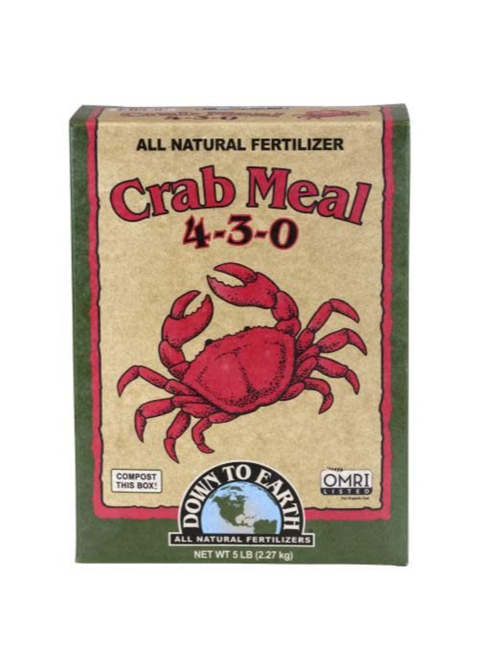 Down To Earth Down To Earth Crab Meal 4-3-0