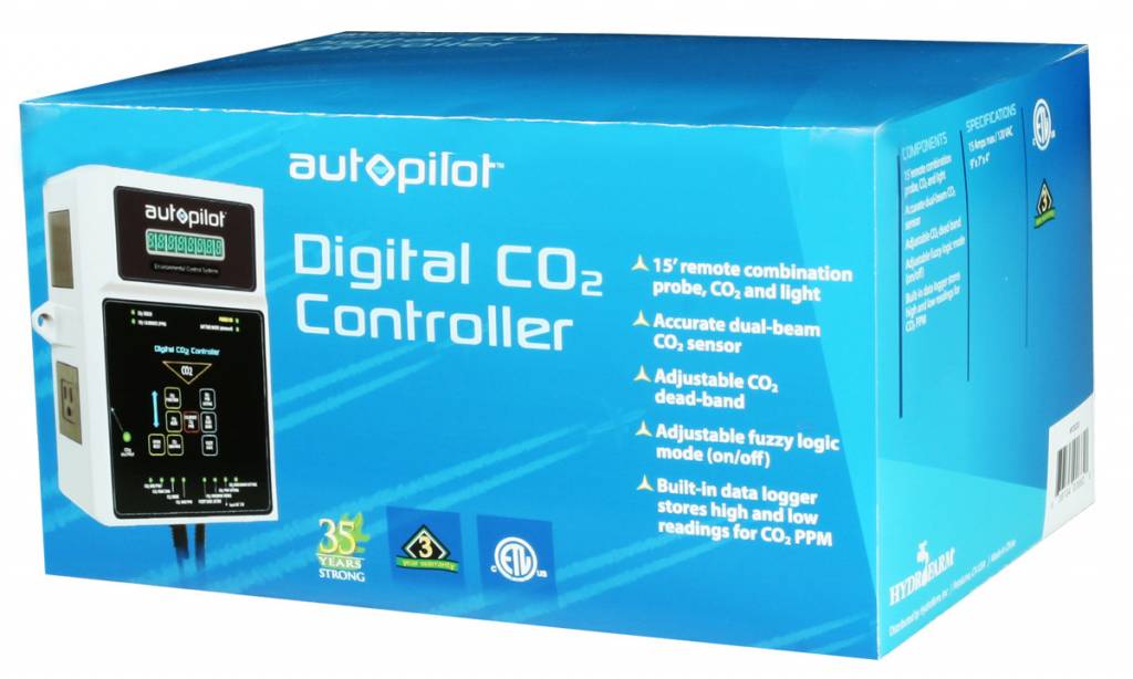 Autopilot Digital CO2 Controller RASA Garden Supply Company