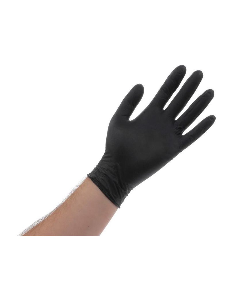 Atlantic Safety Products Black Lightning Powder Free Gloves