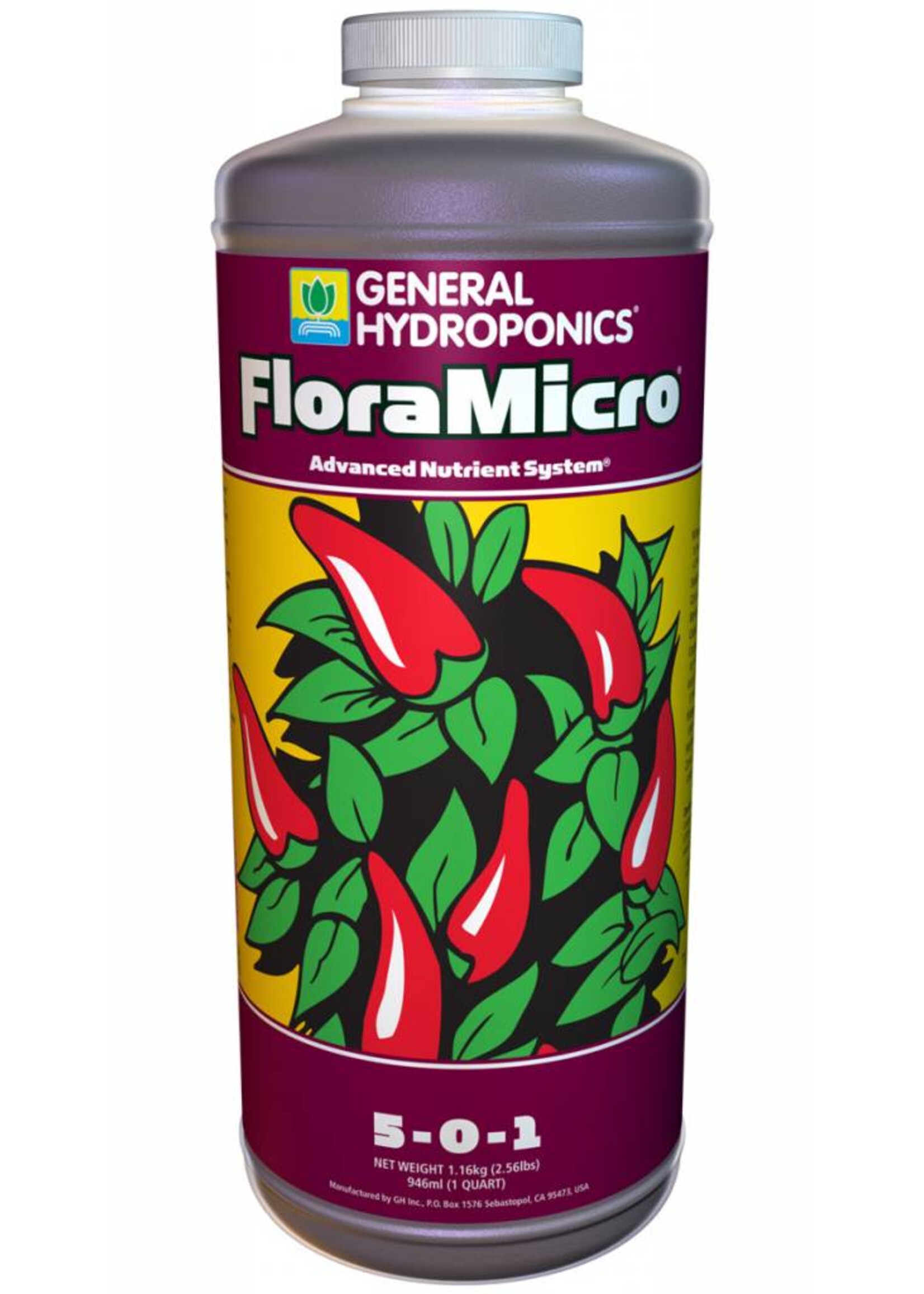 General Hydroponics GH FloraMicro 5-0-1