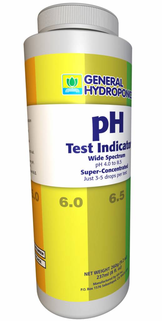 General Hydroponics pH Test Indicator 8oz RASA Garden Supply Company