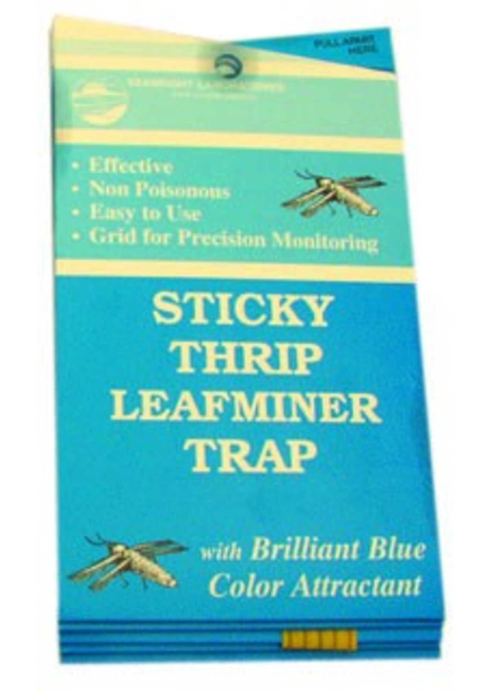 Seabright Laboratories Stick Thrip Leafminer Trap 5 Pack (Blue Sticky Trap)