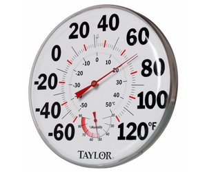 Buy Taylor Wall Indoor & Outdoor Thermometer White