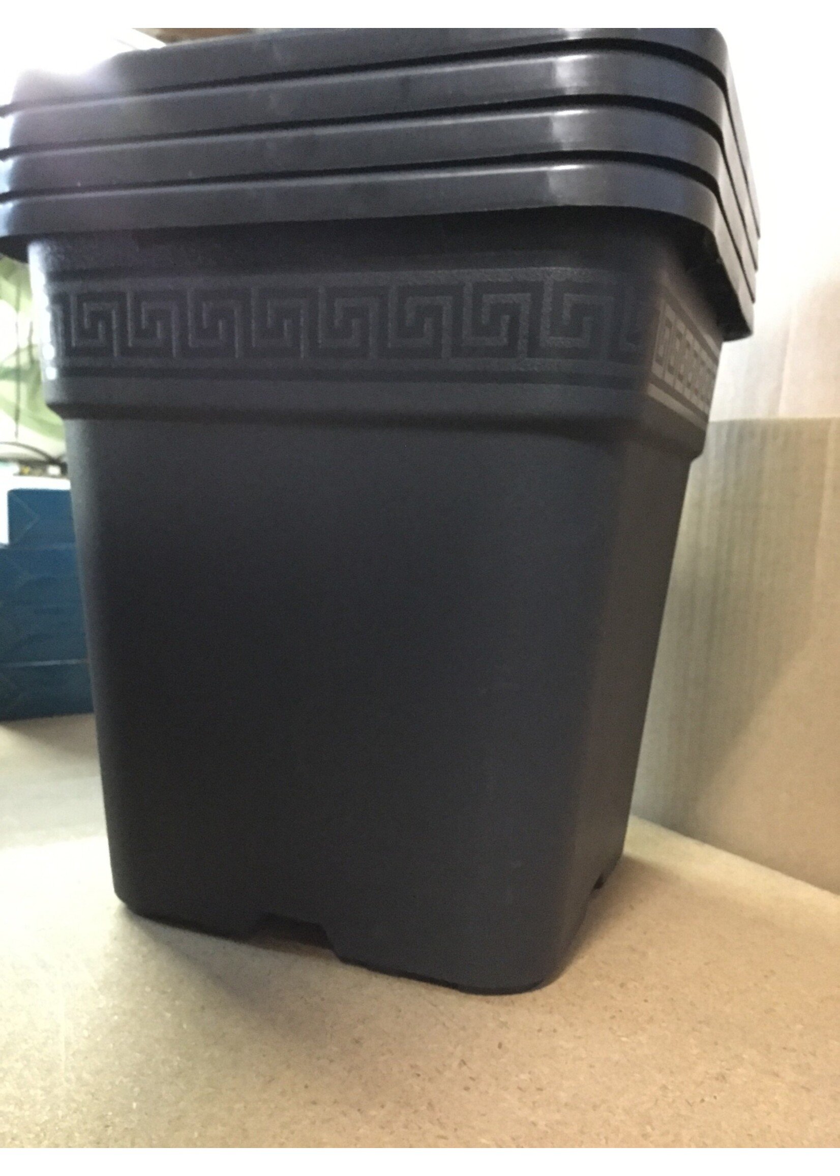 Gro Pro Premium Black Square Pot