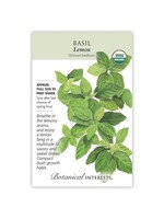 Botanical Interests Basil Lemon Organic