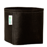 GeoPot Black Velcro Seam Transplanter Fabric Pot 3 Gallon