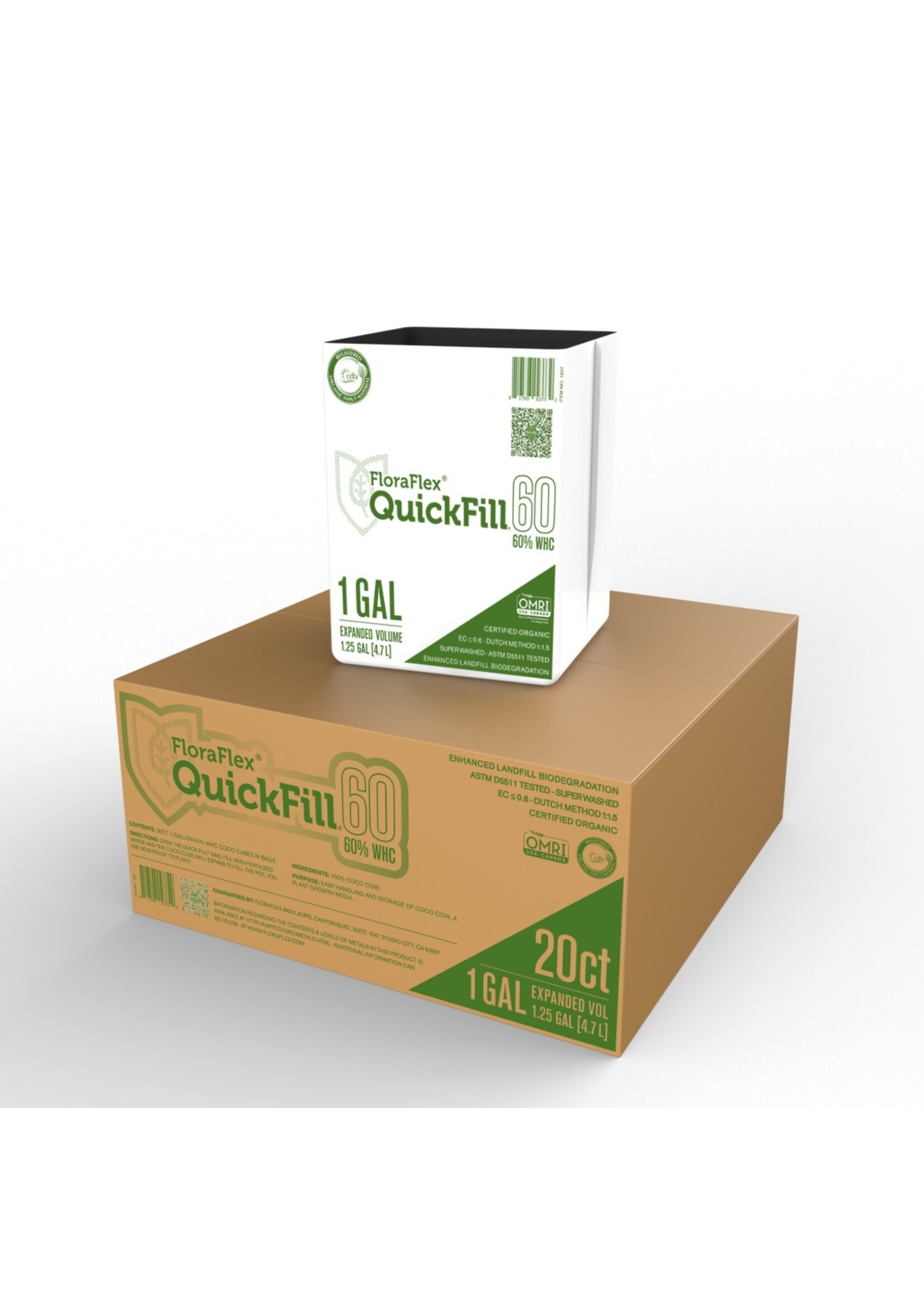 FloraFlex Floraflex Quickfill Expandable Coco Bags 60% WHC