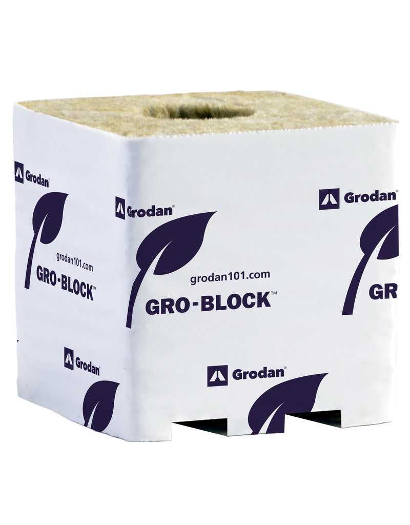Grodan Grodan IMPROVED GR4 3 in x 3 in x 2.5 in with Hole