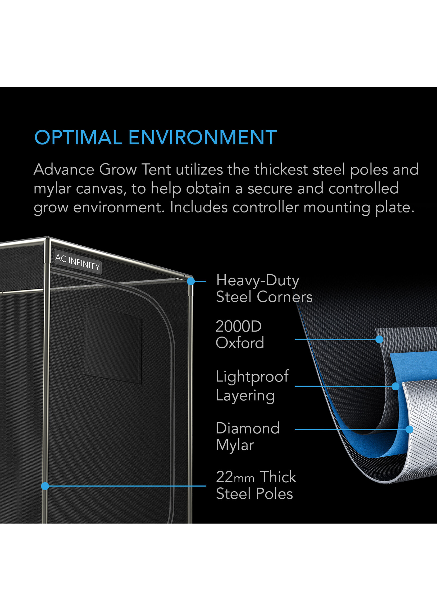 AC Infinity AC Infinity Grow Tent System 4x4 Kit WIFI