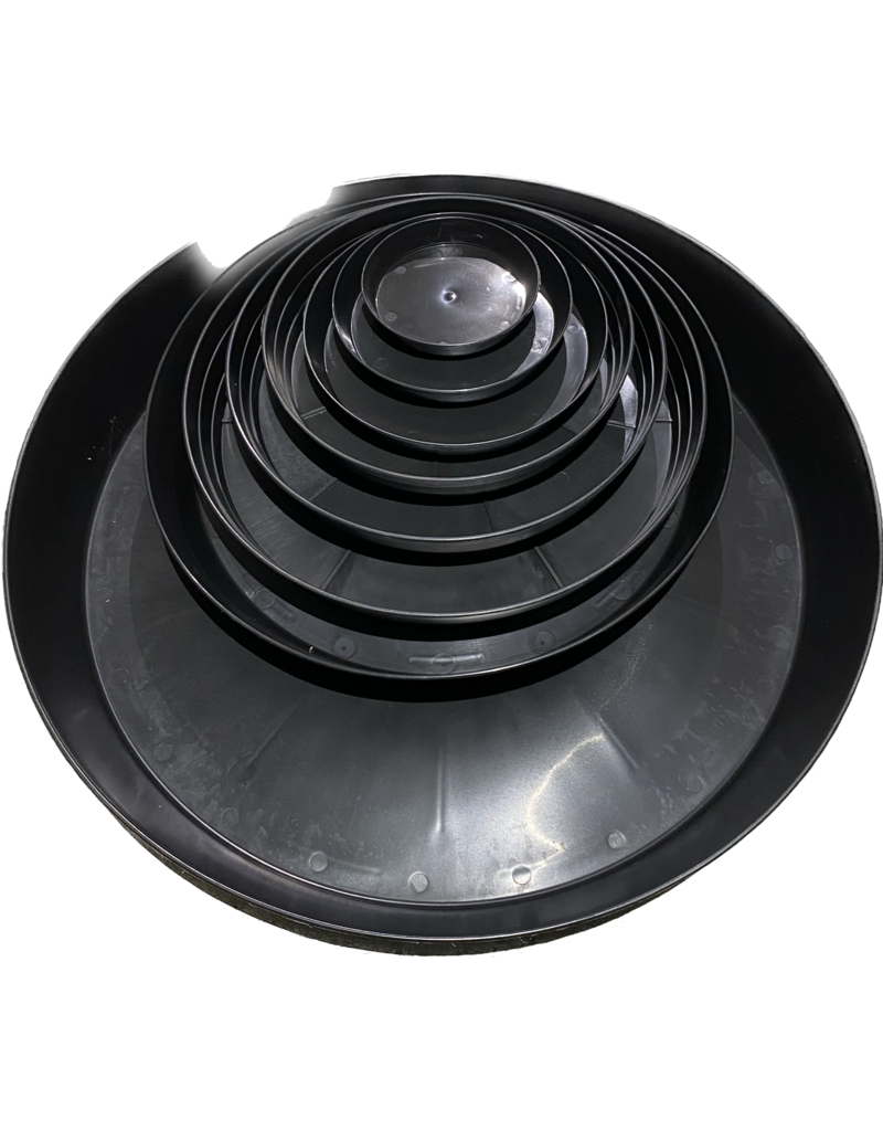 Anderson Heavy Duty Black Saucer