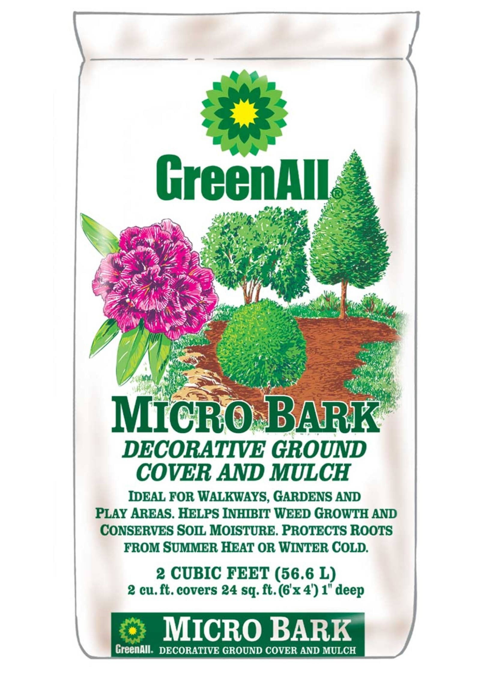 EB Stone GreenAll Micro Bark Mulch 2CF