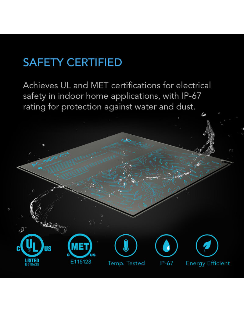 AC Infinity SUNCORE A1, Seedling Heat Mat, IP-67 Waterproof, 3 Inch x 20 Inch