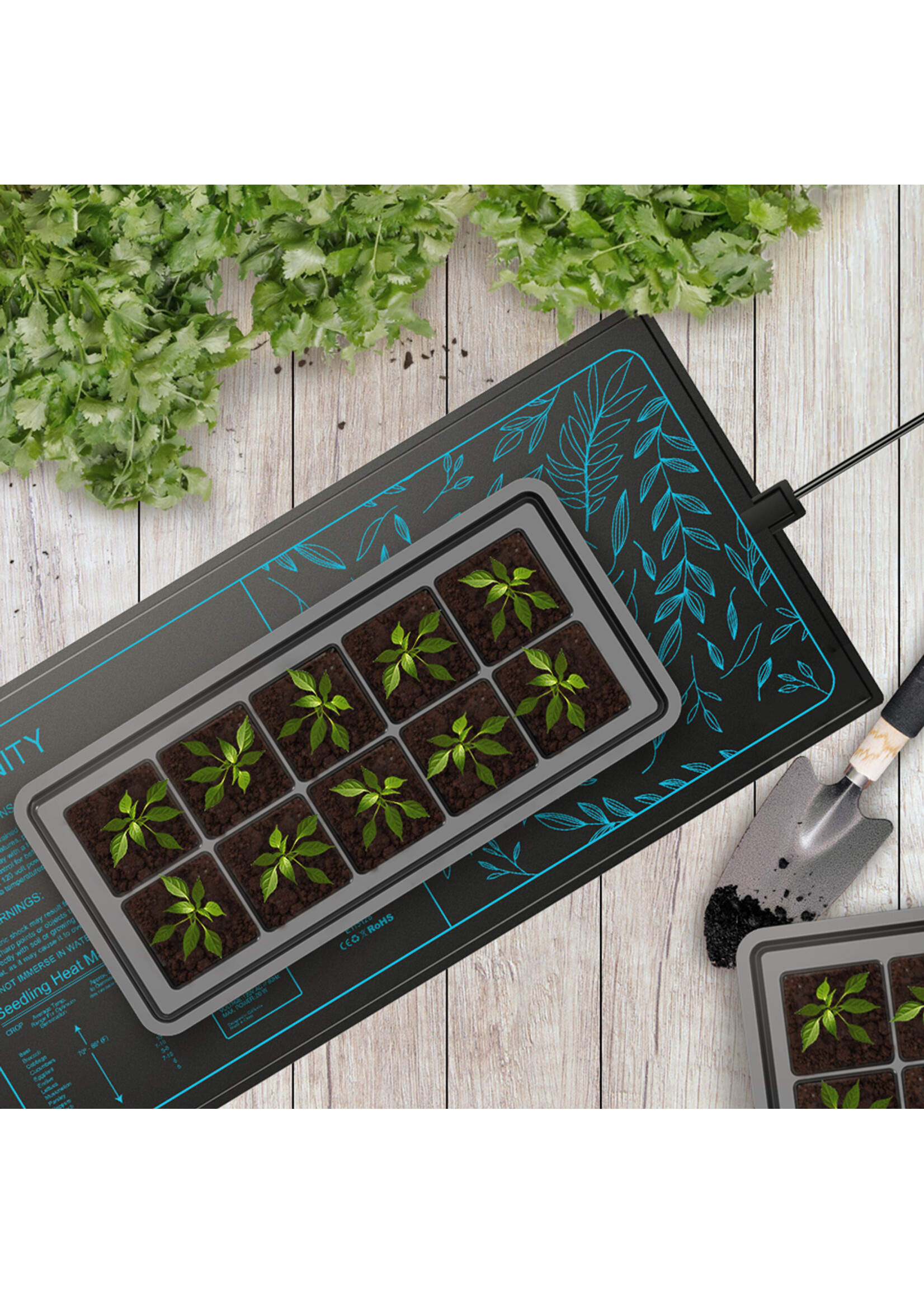 SUNCORE A5, Seedling Heat Mat, IP-67 Waterproof, 20 Inch x 20.75 Inch