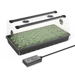 AC Infinity AC Infinity GERMINATION KIT WITH LED GROW LIGHT BARS, 6X12 CELL TRAY and HUMIDITY DOME