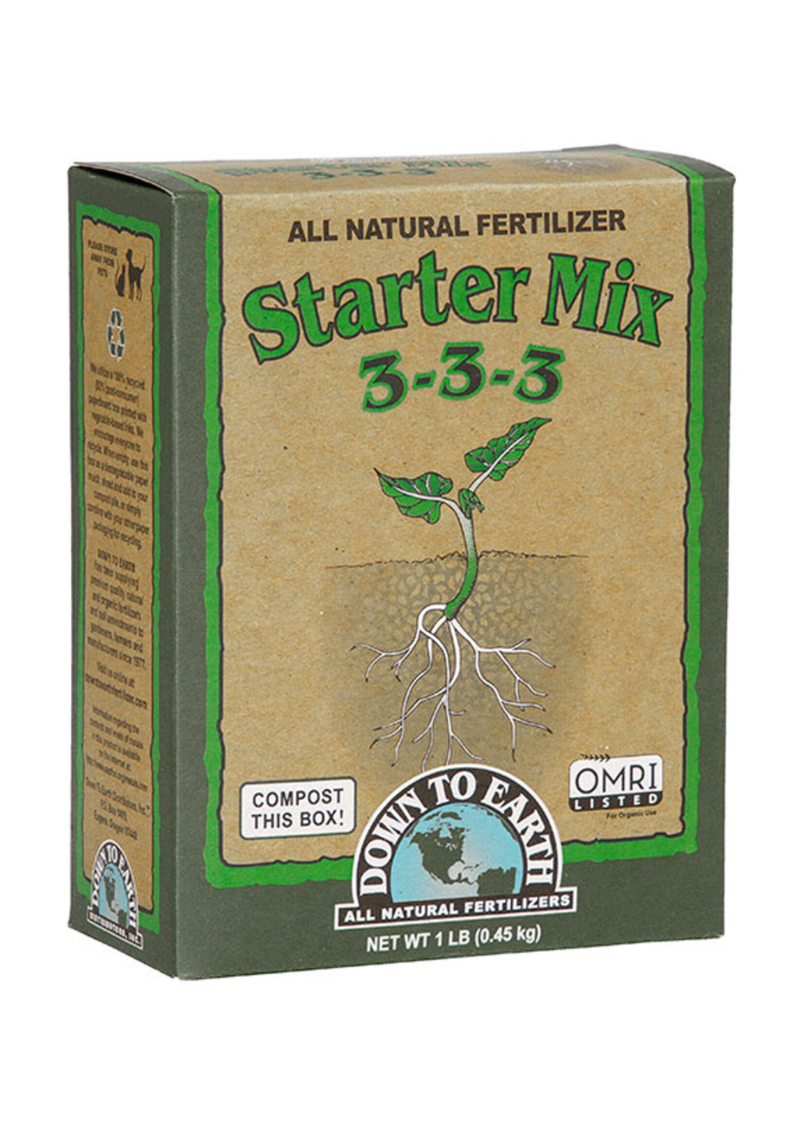 Down To Earth Down To Earth Starter Mix w/ Myco 3-3-3 5LB