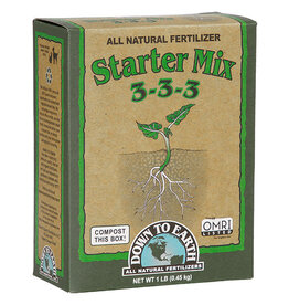 Down To Earth Down To Earth Starter Mix w/ Myco 3-3-3 5LB