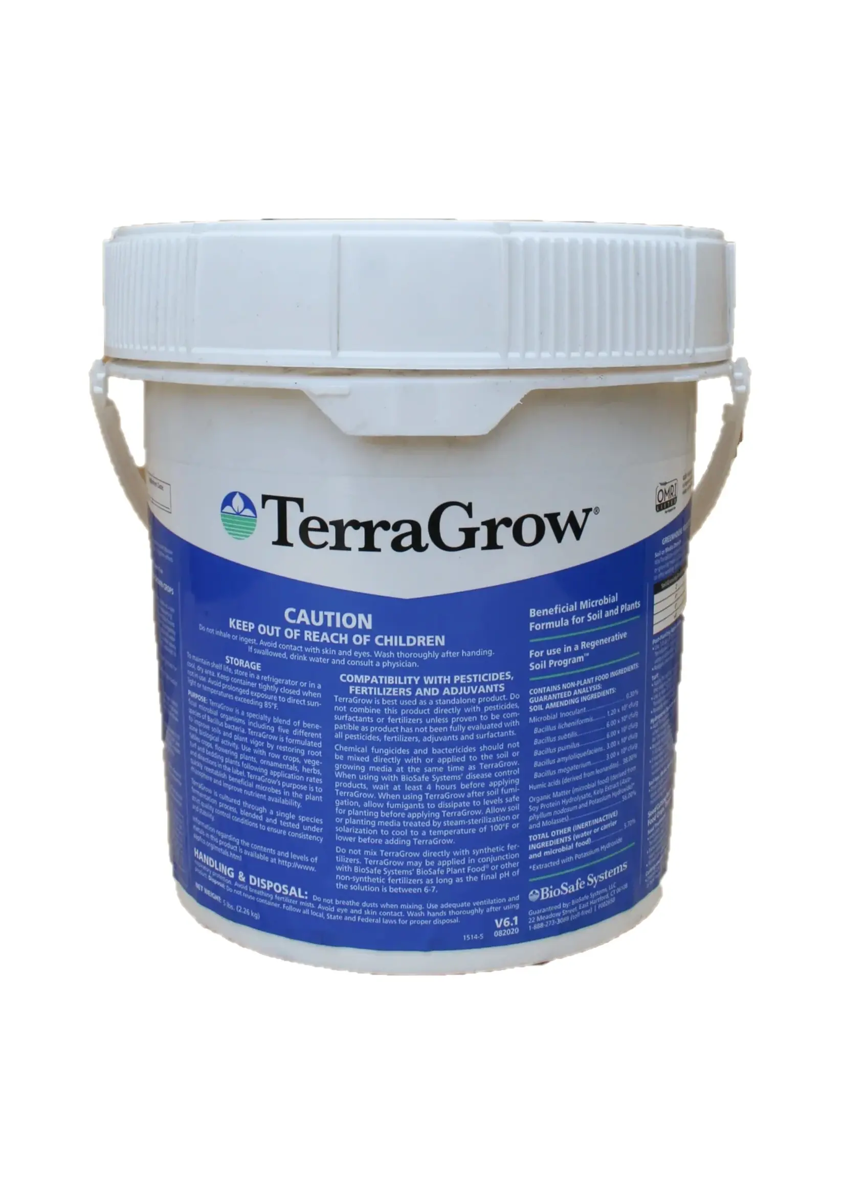 BioSafe Systems BioSafe TerraGrow Beneficial Microbial Formula (2-0-6) 5 lbs