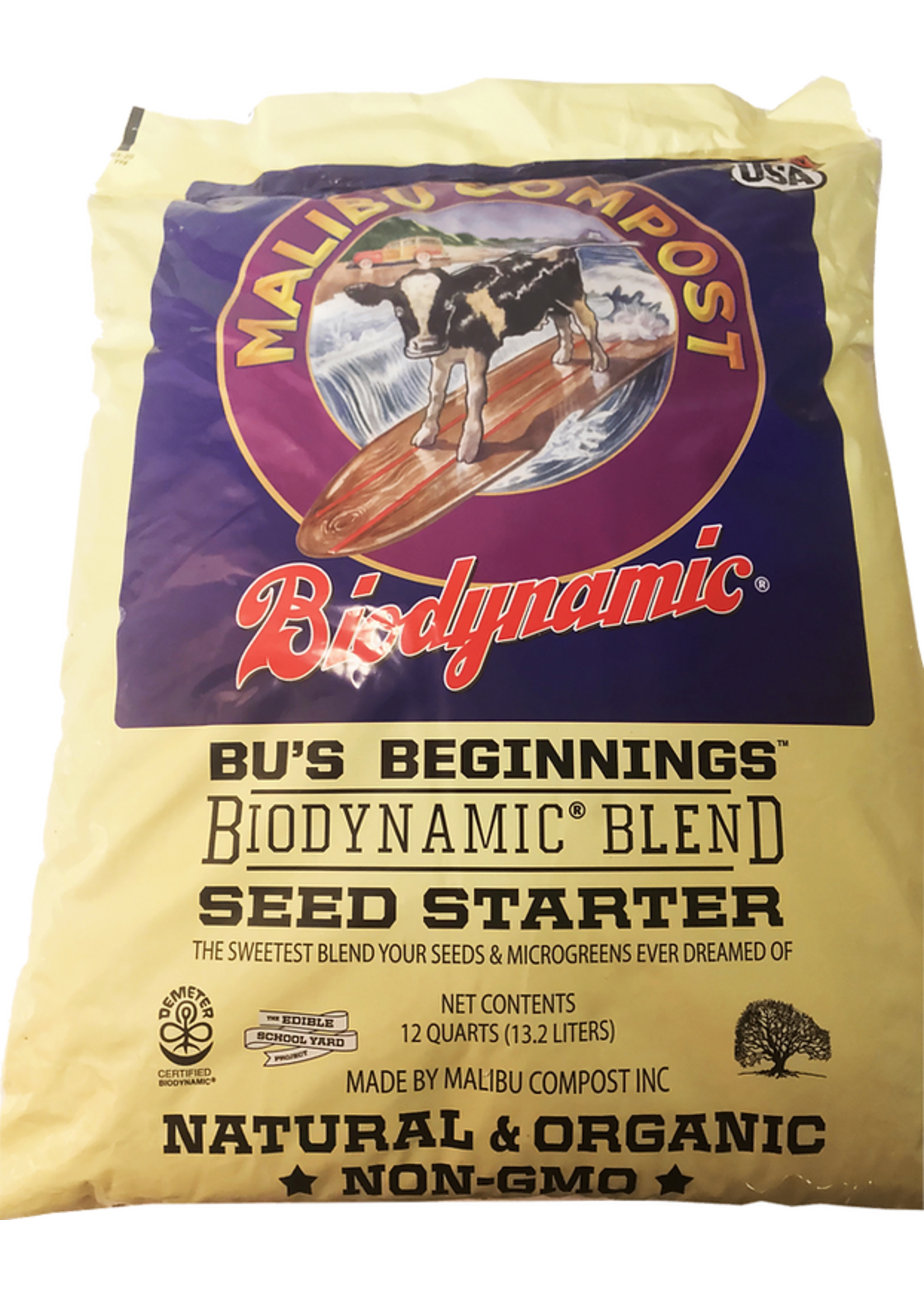 Malibu Compost Malibu Compost Bu's BioDynamic Blend Seed Starter 12 Quart