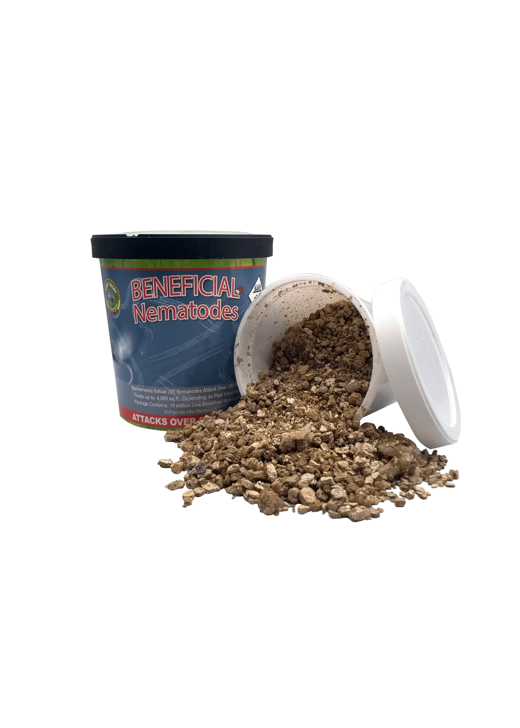 Tip Top Bio-Control Beneficial Nematodes SF Steinernema Feltiae 10 Million with Vermiculite