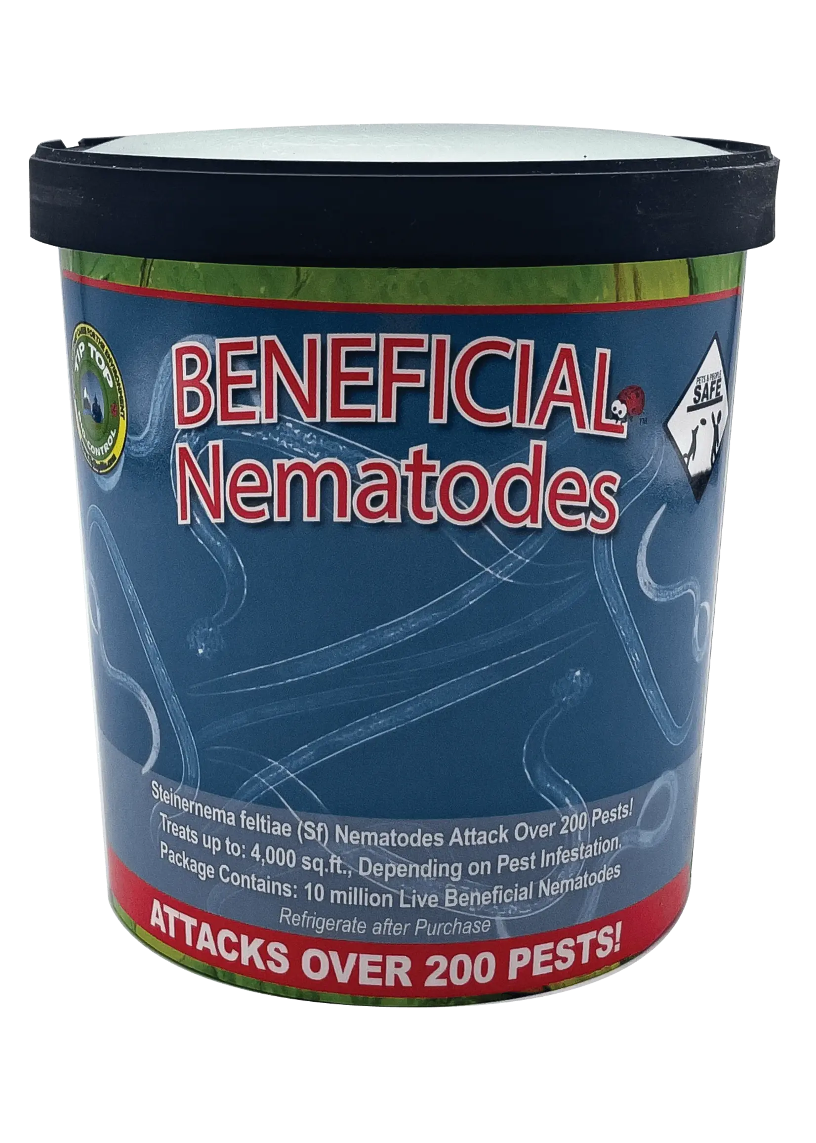 Tip Top Bio-Control Beneficial Nematodes SF Steinernema Feltiae 10 Million with Vermiculite