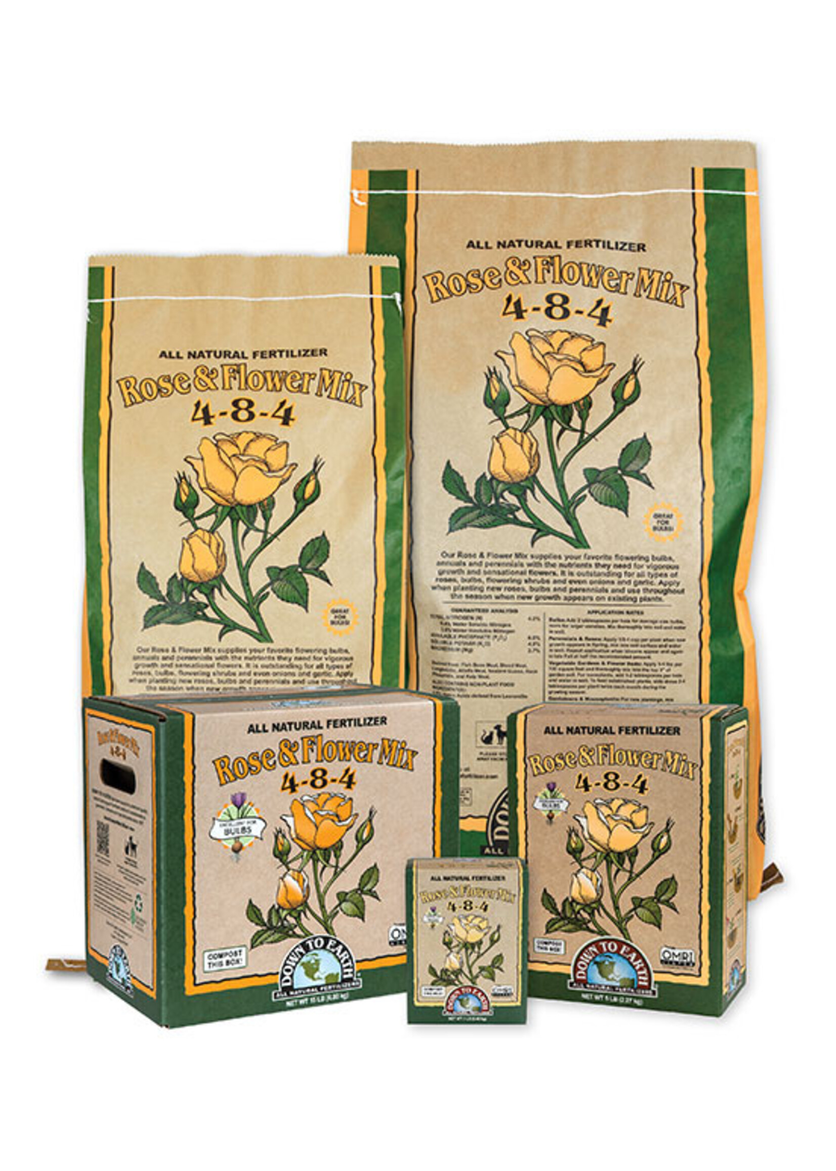 Down To Earth Down To Earth Rose & Flower Mix 4-8-4