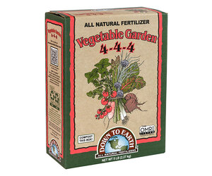 Down To Earth Organic Vegetable Garden Fertilizer 4-4-4 – All-Natural Plant Food, 5 Lbs