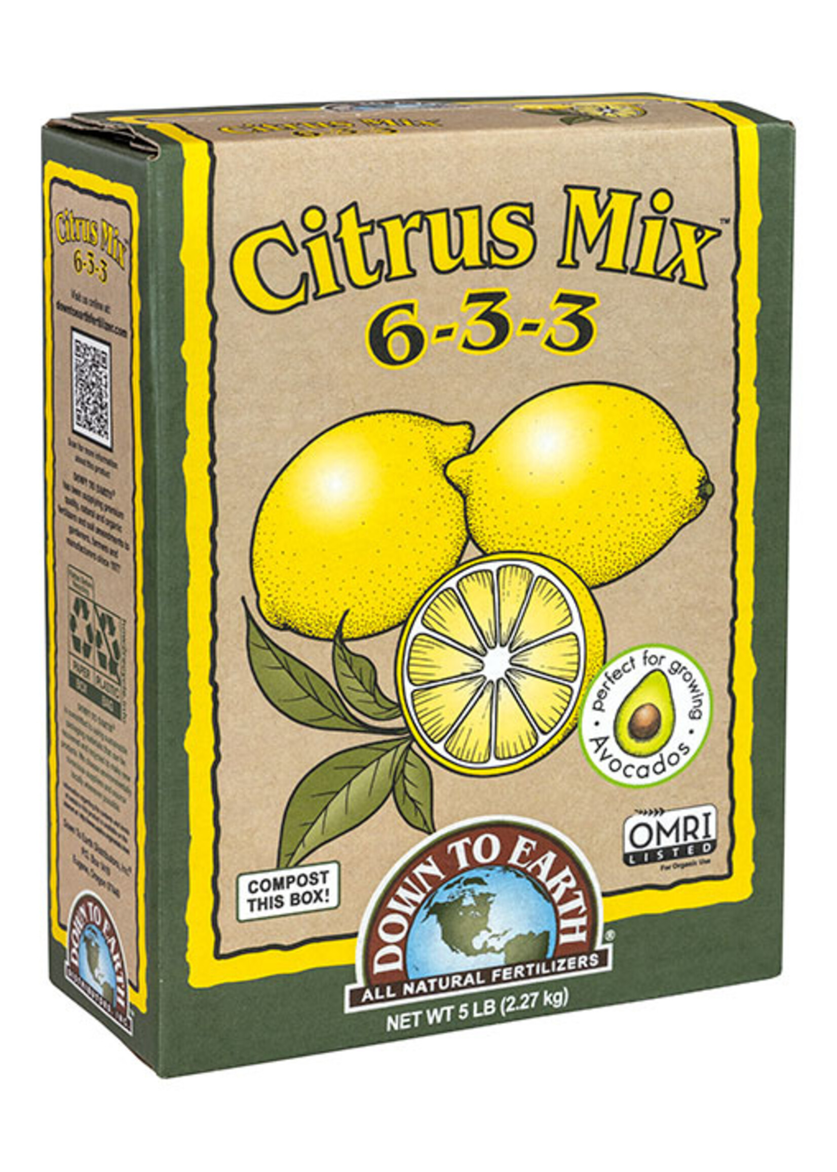 Down To Earth Down To Earth Citrus Mix 6-3-3