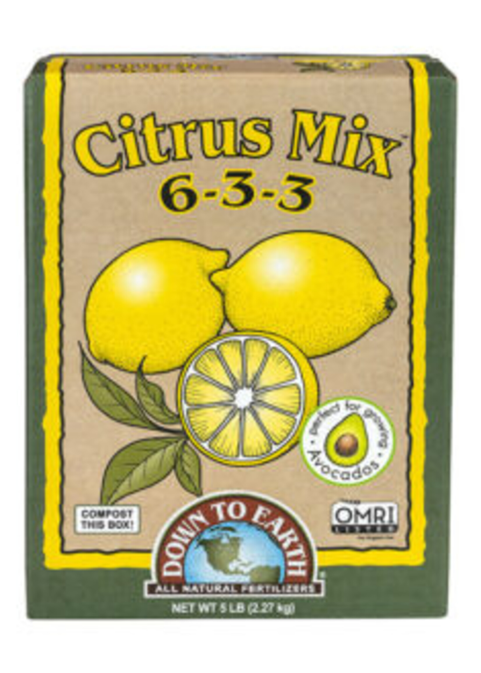 Down To Earth Down To Earth Citrus Mix 6-3-3