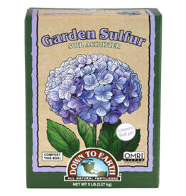 Down To Earth Down To Earth Garden Sulfur 5LB