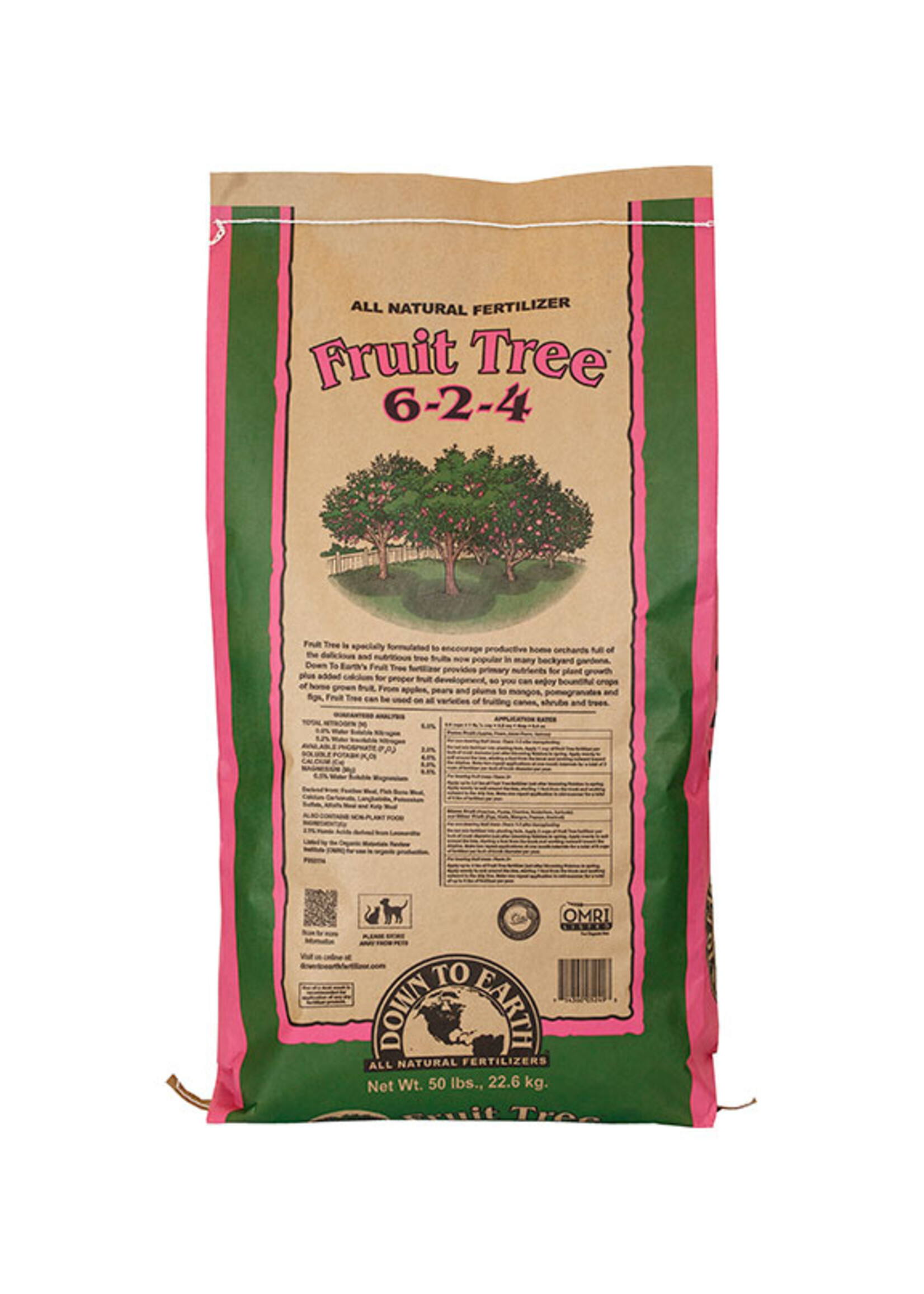 Down To Earth Down To Earth Fruit Tree Fertilizer 6-2-4