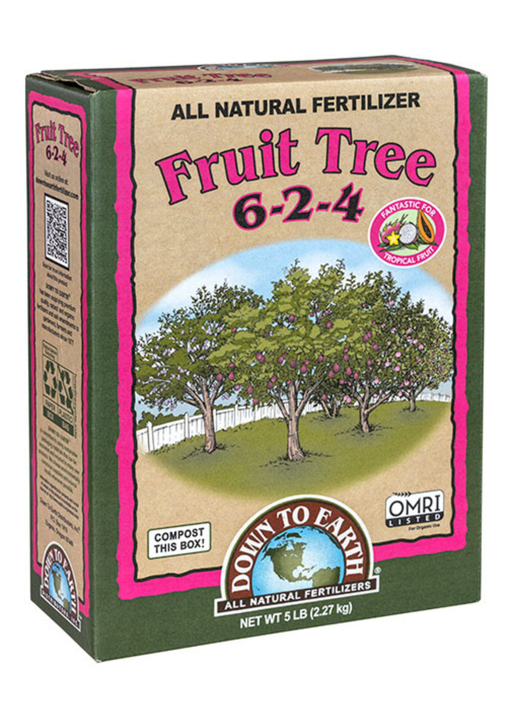 Down To Earth Down To Earth Fruit Tree Fertilizer 6-2-4
