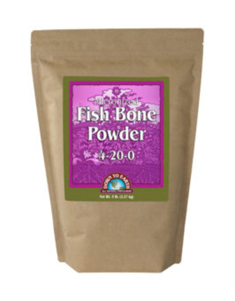 Down To Earth Down To Earth Micronized Fish Bone Powder 4-20-0 5LB