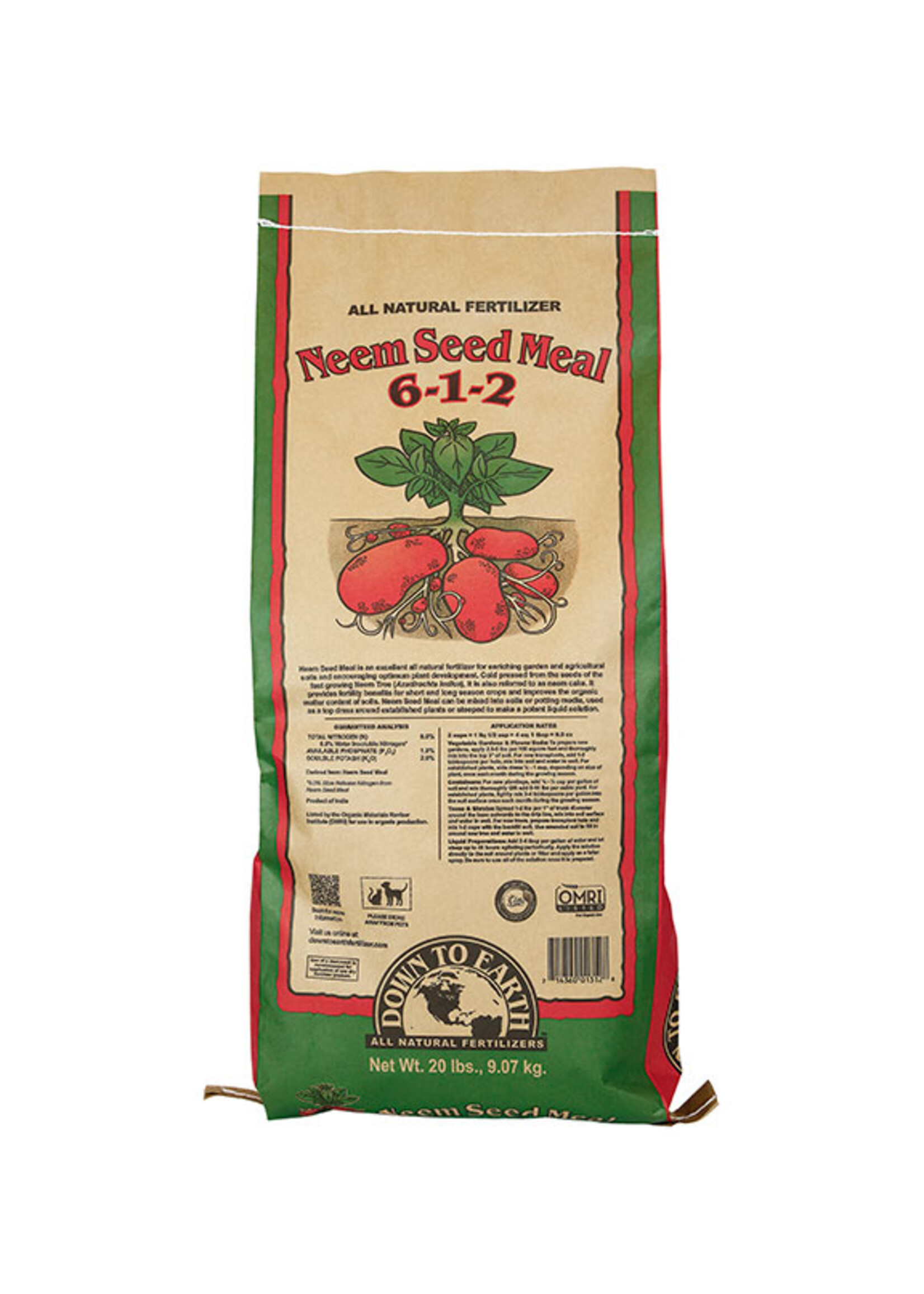 Down To Earth Down To Earth Neem Seed Meal 6-1-2