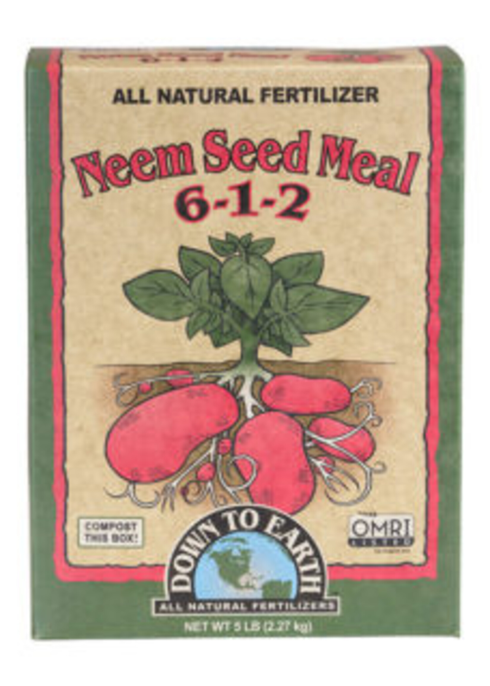 Down To Earth Down To Earth Neem Seed Meal Cake 6-1-2