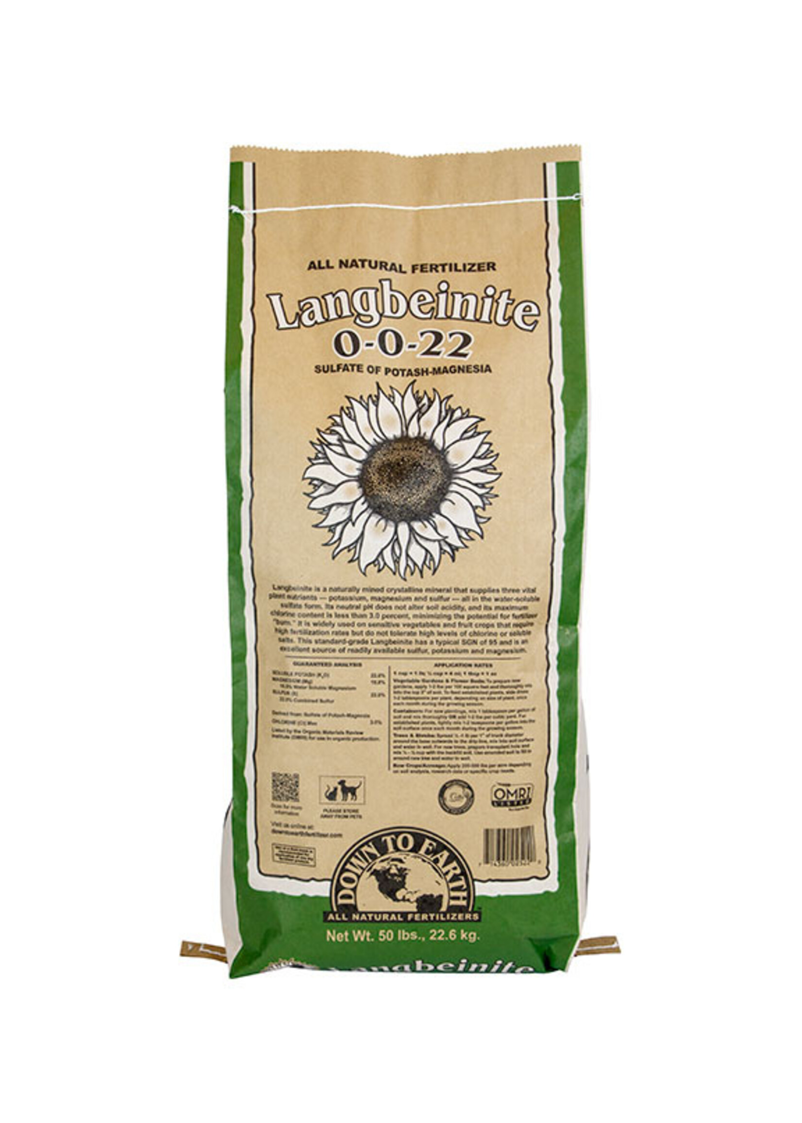 Down To Earth Down To Earth Langbeinite 0-0-22