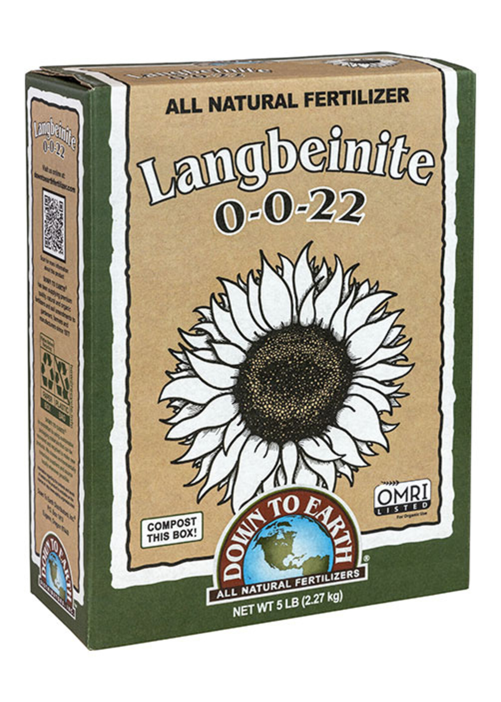 Down To Earth Down To Earth Langbeinite 0-0-22