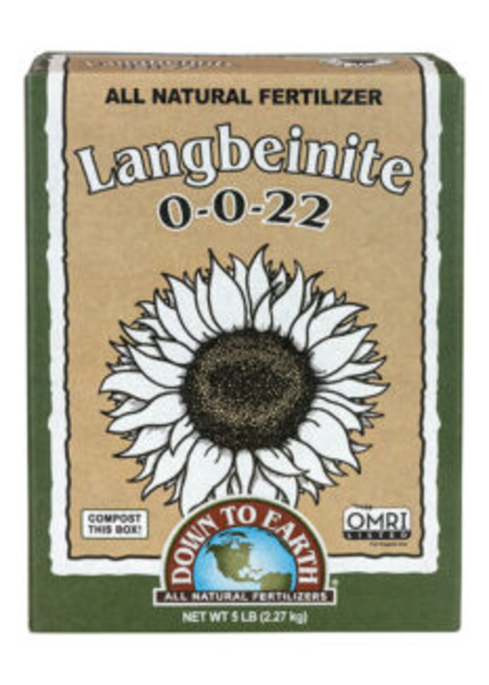 Down To Earth Down To Earth Langbeinite 0-0-22