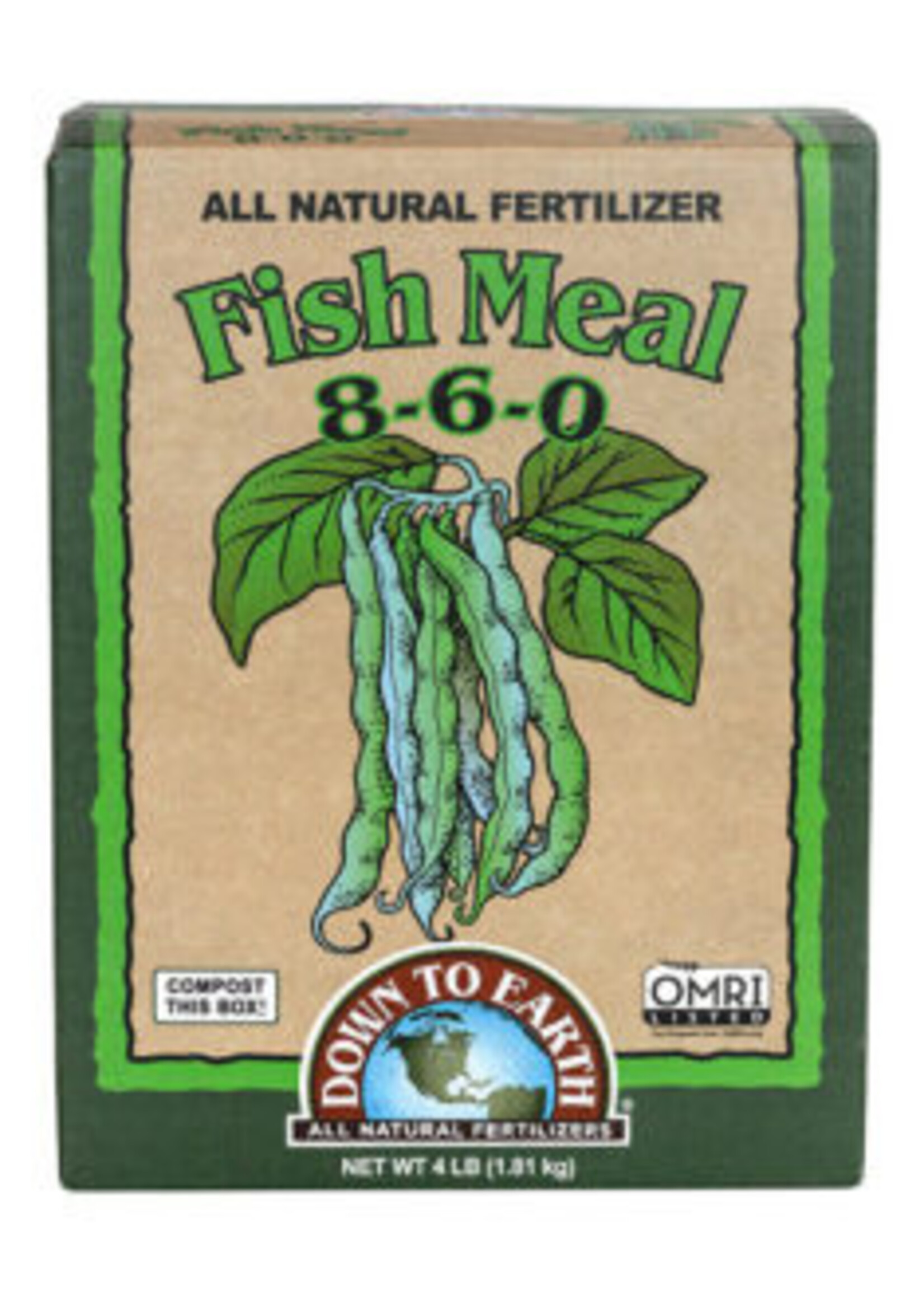 Down To Earth Down To Earth Fish Meal 8-6-0