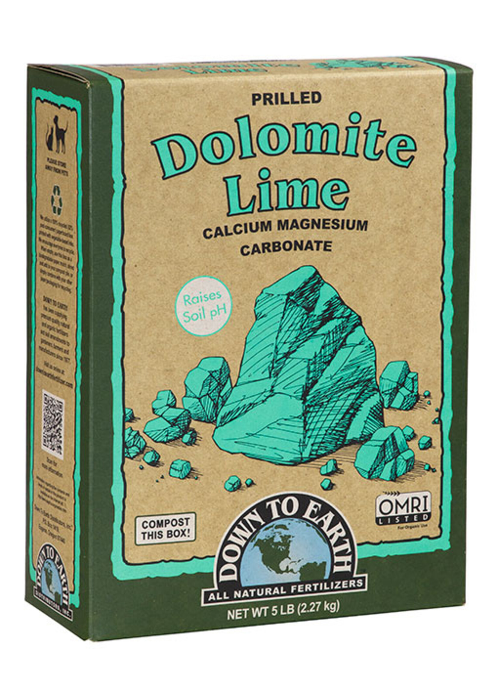 Down To Earth Down to Earth Dolomite Lime 5LB