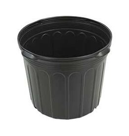 Nursery Supplies Inc Blow Molded Black Round Nursery Pot