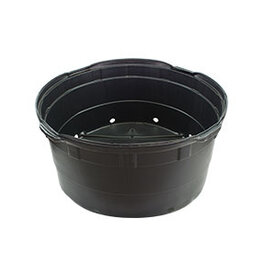 Nursery Supplies Inc Haviland Large Blow Molded Black Round Pots