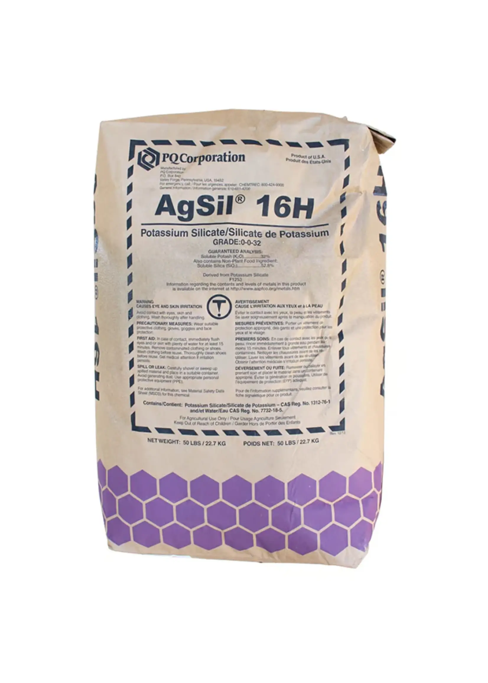 Certis AgSil 16H Potassium Silicate 0-0-32 50lb