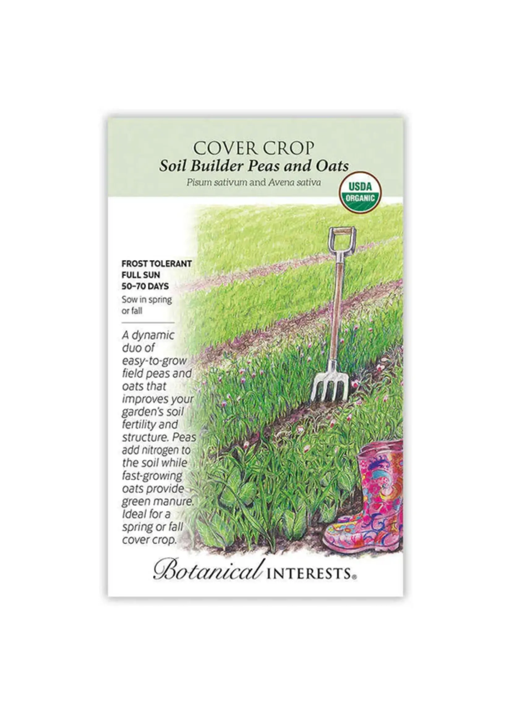 Botanical Interests Cover Crop SoilBuildrPea/Oat Organic