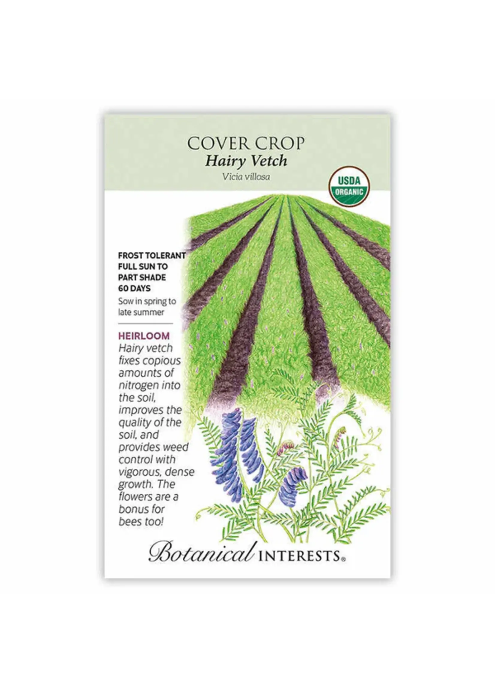 Botanical Interests Cover Crop Hairy Vetch Organic