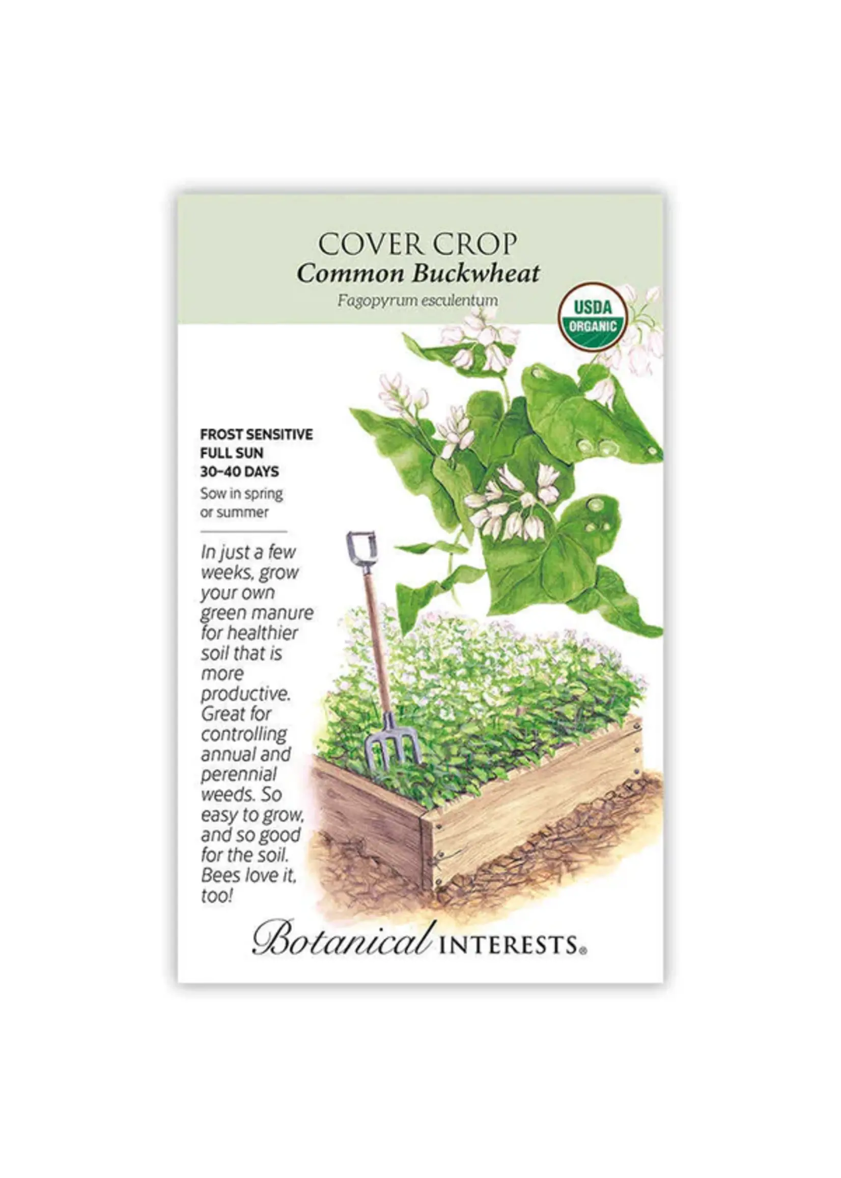 Botanical Interests Cover Crop Buckwheat Organic