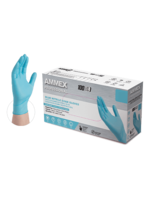 GripProtect Nitrile Gloves AMMEX Professional Blue 3 MIL