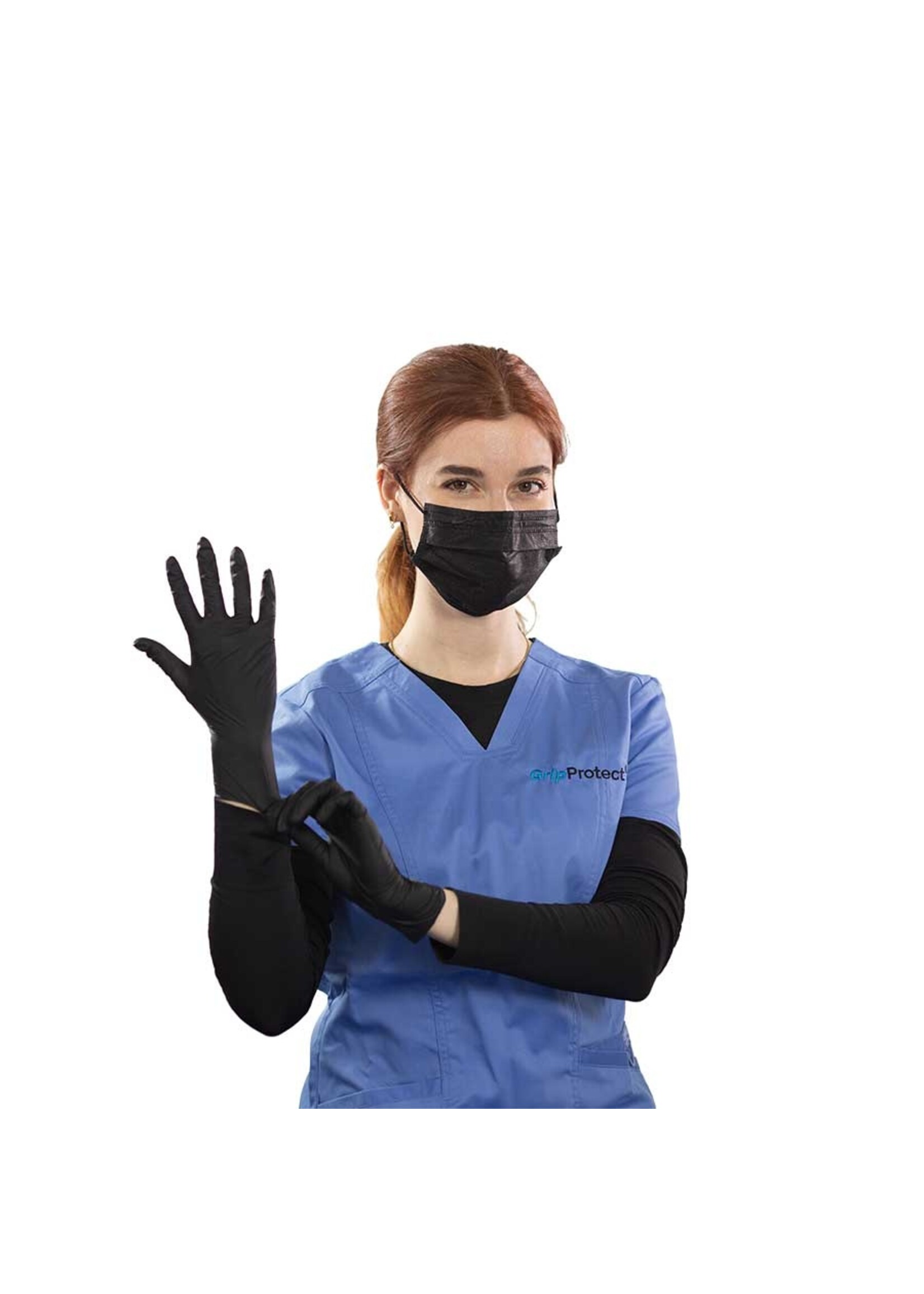 GripProtect Nitrile Gloves Grip Protect Black 5 MIL